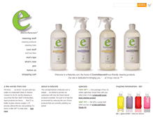 Tablet Screenshot of e-naturals.com